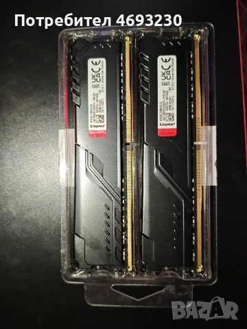 Ram памет 2x16gb ddr4 3200 Kingston fury, снимка 2 - RAM памет - 52930167