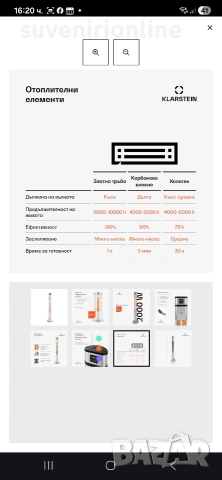 Heat Guru 2000W Инфрачервен нагревател Сребро, снимка 7 - Отоплителни печки - 53510266