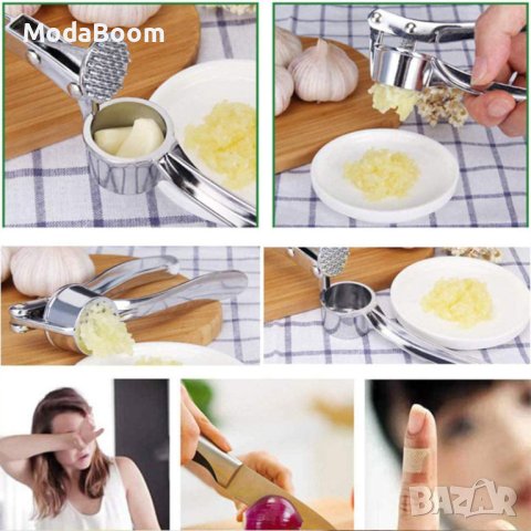 🔪🧄Преса за чесън от неръждаема стомана🔪🧄, снимка 2 - Прибори за хранене, готвене и сервиране - 43567089