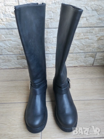 Нови ботуши 38, изкуствена кожа, снимка 3 - Дамски ботуши - 53403752