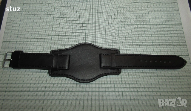 Кожени каишки за мъжки часовници, с подложка , снимка 2 - Каишки за часовници - 52724639