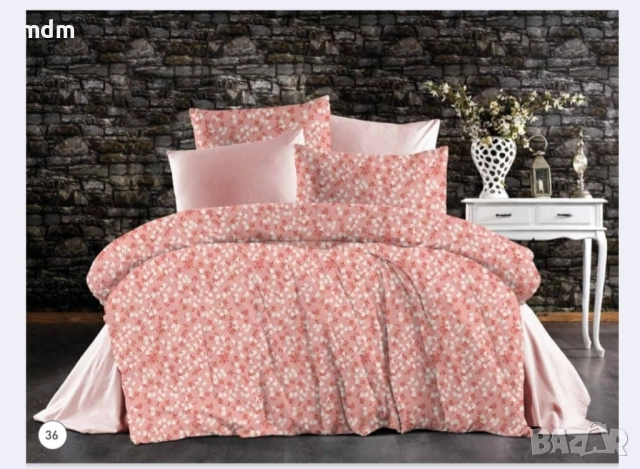 Марка VALDİVİA луксозен двоен ранфорс спален комплект 100% памук- 49 лв, снимка 4 - Спално бельо - 44016503