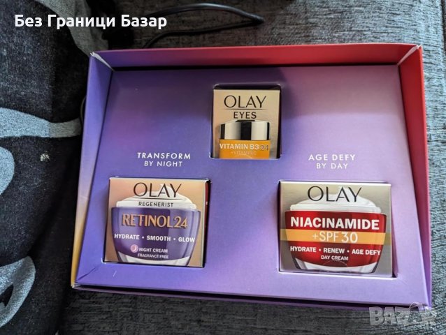 Нов Olay Комплект за кожа лице SPF 30, Ретинол, Витамин С - Подмладяващ Ефект, снимка 6 - Козметика за лице - 43408298
