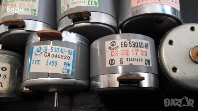 Моторчета за касетни декове и радиокасетофони