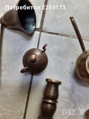 Месингова миниатюра от Дания с печат, снимка 4 - Декорация за дома - 38407351