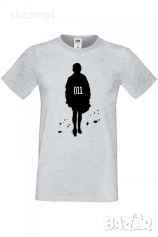 Мъжка тениска Stranger Things Eleven 3,Филм,Сериал,, снимка 6 - Тениски - 37568373