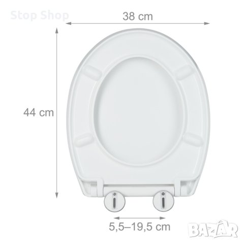 WC седалка с плавно затваряне и бързо освобождаване баня , снимка 7 - Други - 40439920