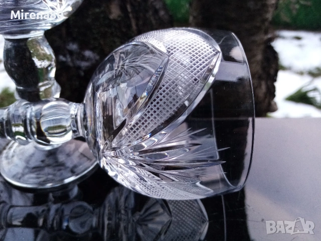 * РАМОНА * - кристален сервиз за вино, снимка 7 - Сервизи - 53418622