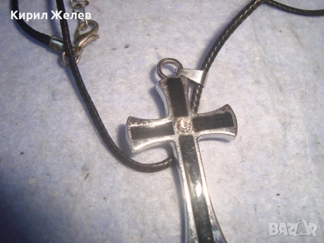 КРАСИВ ФЕШЪН АРТ НАГРЪДЕН КРЪСТ от БЛАГОРОДНА СТОМАНА с ЦИРКОН 46101, снимка 10 - Колиета, медальони, синджири - 36982877