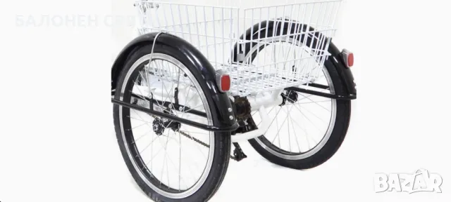 Безплатна Доставка Нов Модерен Триколесен Велосипед за възрастни с товарна кошница Триколка, снимка 5 - Велосипеди - 49612444