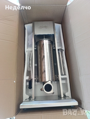 Пълначка за Месо Неръждаема 5 литра, снимка 3 - Друго търговско оборудване - 52116670