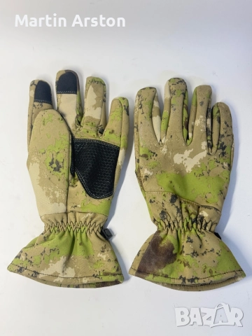 Зимни камуфлажни ръкавици – полиестер, топли, здрави