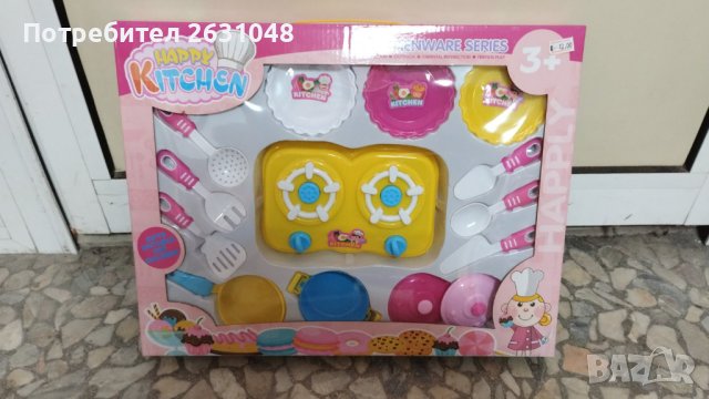 детски играчка кухненски  сервиз с котлон 