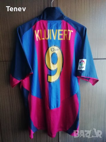 Barcelona Kluivert Nike 2003/2004 оригинална тениска фланелка Барселона Клуйверт , снимка 1 - Тениски - 43155806