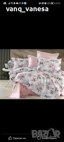 СПАЛНИ КОМПЛЕКТИ ОТ МАТЕРИЯ РАНФОРС , снимка 2 - Спално бельо - 43981423