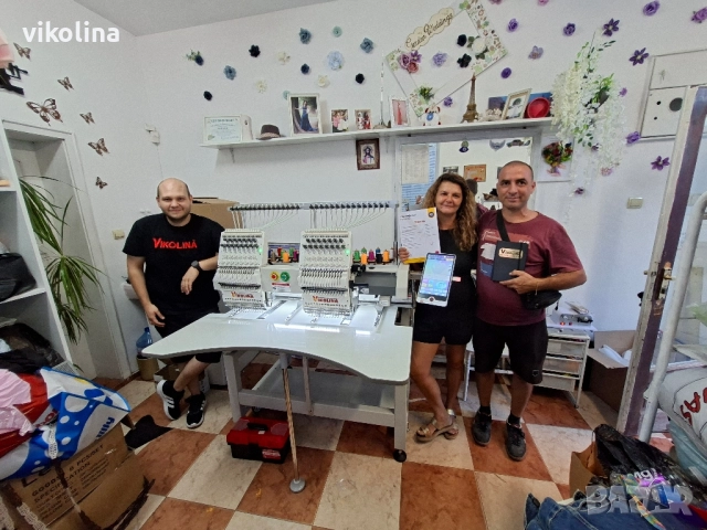 Двуглава машина за Бродерия 500мм х 400 мм със сертификат и патент, снимка 2 - Други машини и части - 48813020