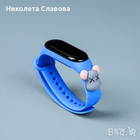 Детски LED часовник, водоустойчив, гумена каишка, цифров дисплей, снимка 1