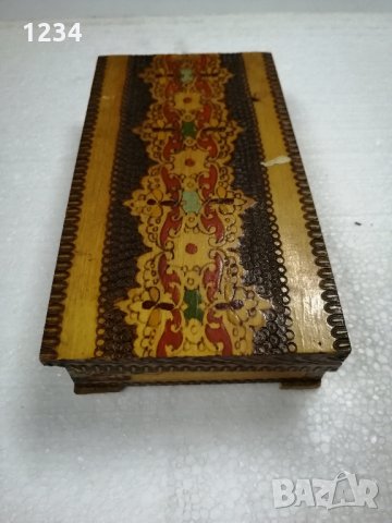 Дървена кутия 22 х 12 h 4.5, снимка 1