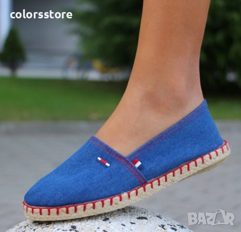 Равни обувки - сини - 523S, снимка 2 - Дамски ежедневни обувки - 36315536