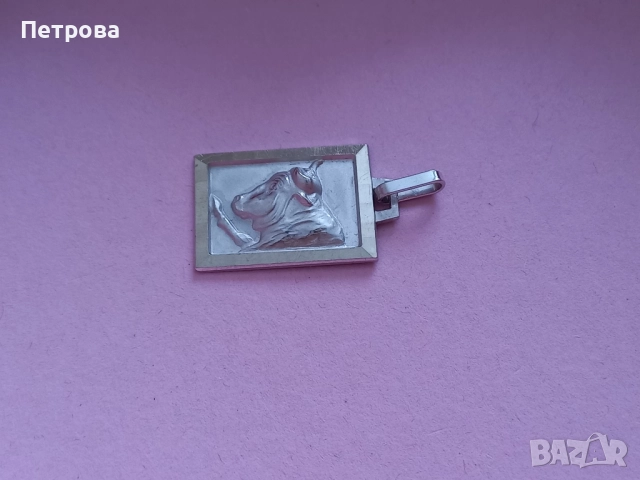 Висулка от стомана зодия телец, снимка 5 - Колиета, медальони, синджири - 52040624