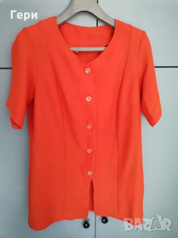 Оранжево лятно сако, снимка 1 - Сака - 33671576