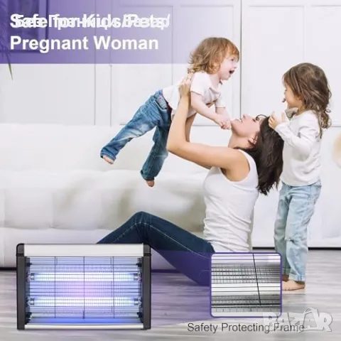 Нов 20W вътрешен унищожител на мухи и комари с UV лампа за дом градина, снимка 5 - Други стоки за дома - 47588993