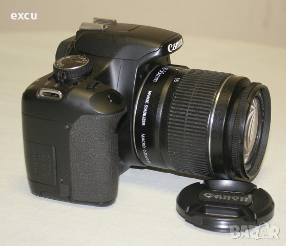 Фотоапарат Canon 450D с обектив Canon EF-S 18-55 IS, снимка 2 - Фотоапарати - 38982495