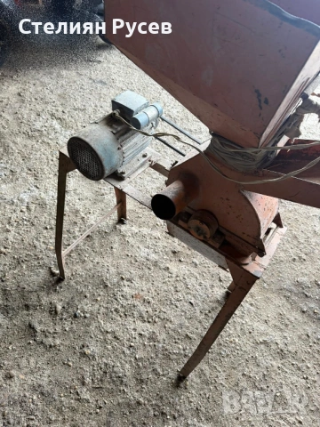 ярмомелка / фуражомелка с 2.2 киловата мотор  ЕЛПРОМ ТРОЯН - цена 200 евро   монофазен мотор 2,2кило, снимка 6 - Моторни триони/резачки - 53393465