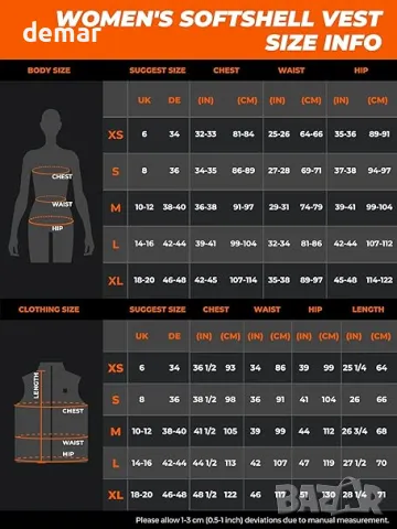 ORORO Дамска отопляема софтшел жилетка с Power Bank, черна, размер М, снимка 6 - Жилетки - 47439960