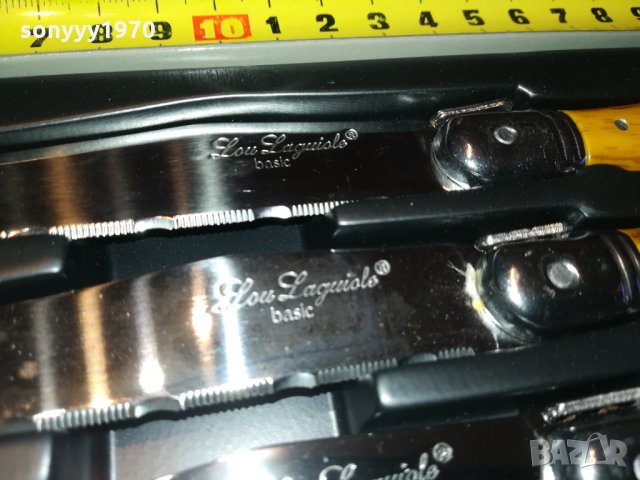 LOU LAGUIOLE-made in France 🇫🇷 6 KNIVES FRANCE 0512211721, снимка 5 - Колекции - 35037988