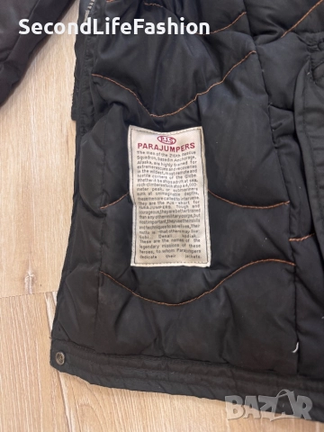 Дамско парка Parajumpers Masterpiece, черно, размер XS, пухено яке от гъши пух, снимка 8 - Якета - 52164426