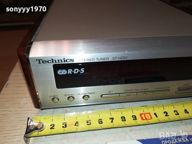TECHNICS ST-HD51 TUNER-MADE IN JAPAN-ВНОС SWISS 1412231037, снимка 7 - Ресийвъри, усилватели, смесителни пултове - 43407172