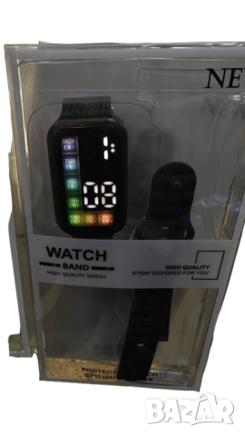 LED електронен часовник H1 сензорен екран 2024, снимка 2 - Други - 44893536