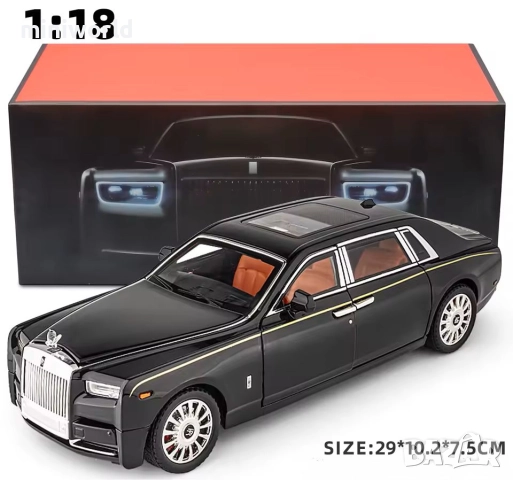 Rolls-Royce Phantom VIII 2021 - мащаб 1:18 на Paudi моделът е нов в кутия