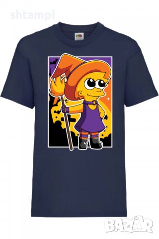 Детска тениска The Simpsons Lisa Simpson 02,Halloween,Хелоуин,Празник,Забавление,Изненада,Обичаи,, снимка 10 - Детски тениски и потници - 38158488