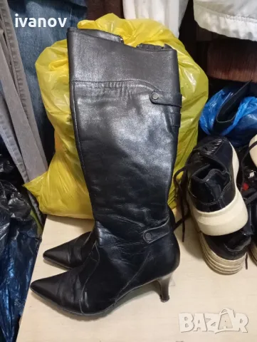 Дамски кожени ботуши , снимка 1