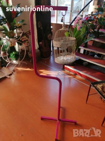Клетка свещник на стойка, снимка 4 - Декорация за дома - 39381541