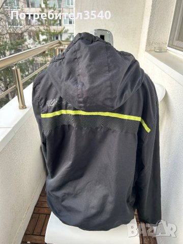 Черно мъжко яке с качулка Cropp, снимка 5 - Якета - 43352134