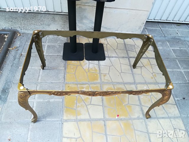 АНТИК-КОЛЕКЦИЯ-златна маса-мед/месинг-внос франция, снимка 13 - Антикварни и старинни предмети - 26301573