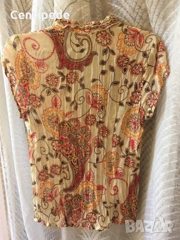 Блуза изкуствена коприна, снимка 3 - Ризи - 21719717