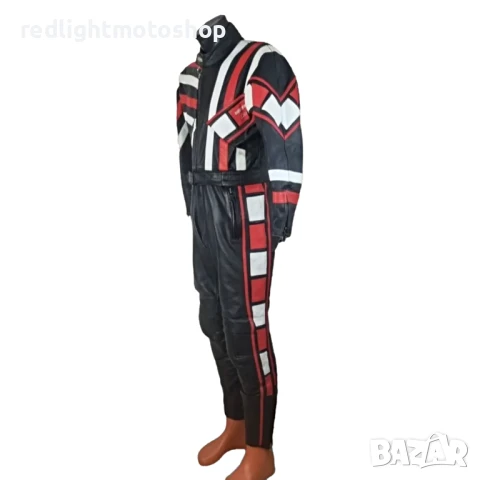 📌 5246 Harro Мъжки / Детски кожен мото екип от две части | Размер 44 | 120 лв, снимка 2 - Аксесоари и консумативи - 50855966