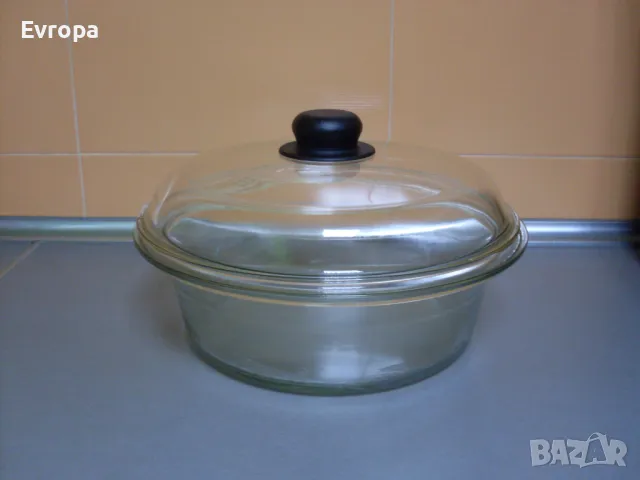 Стъклен съд- тенджера, тава., снимка 3 - Съдове за готвене - 45592758