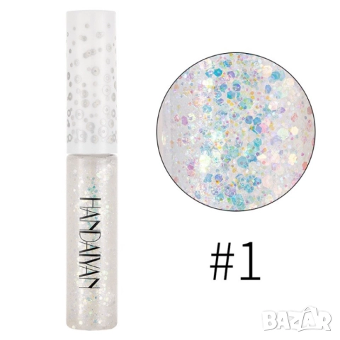 Блестяща брокатена очна линия с четка  , снимка 6 - Други - 51802209