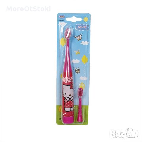 Детска ултразвукова електрическа четка за зъби + сменяеми накрайници, снимка 3 - Други - 28100783