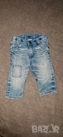 3-6м 68см Панталон тип дънки, сини, без следи от употреба 