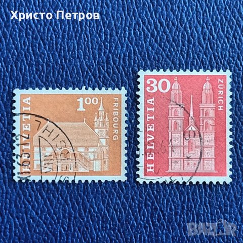 ШВЕЙЦАРИЯ 1961/63 - ДВЕ МАРКИ, снимка 1