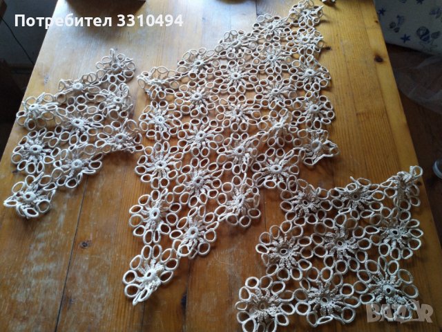 Дантелени покривки , снимка 3 - Покривки за маси - 37213568
