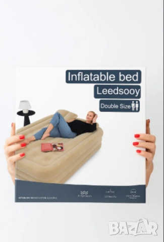 Надуваемо легло, Leedssoy, снимка 4 - Други стоки за дома - 52093968