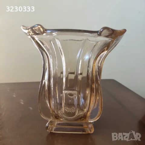 Стъклена ваза/вази стари, снимка 2 - Вази - 49797845