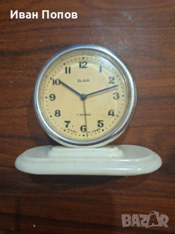 Будилник механичен, профилактиран, работи точно Слава СССР